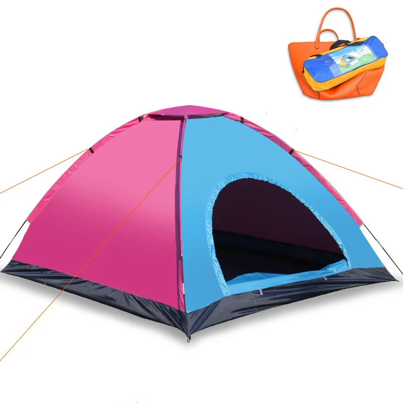 Wholesale Portable Hiking Foldable 4 Person Tent Outdoor Camping Tent Travel