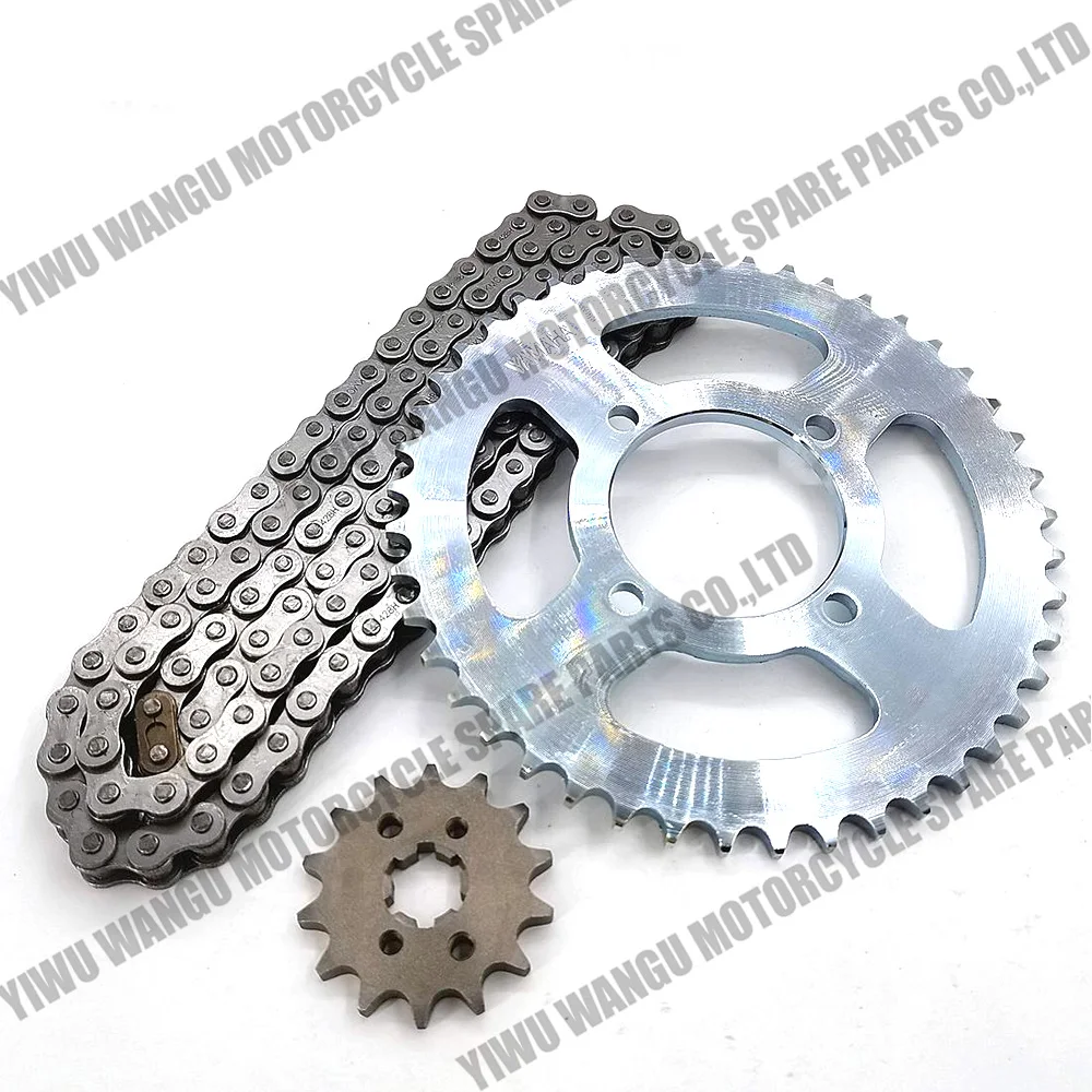 Motorcycle Rear sprocket for Yamha YBR125 YBR JYM 125cc JYM125 sprocket set
