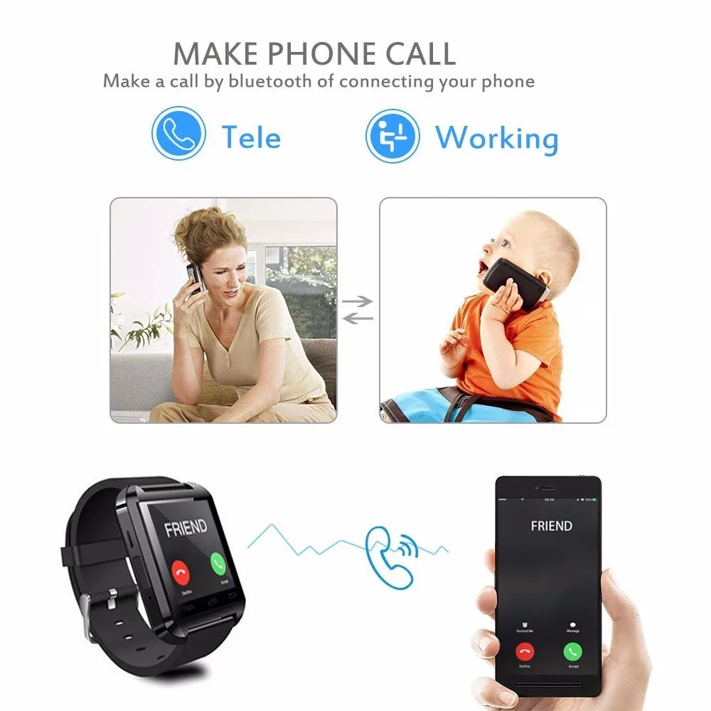 U8 4g smart watch sim card smart watch con sim card sim support smart watch 2022