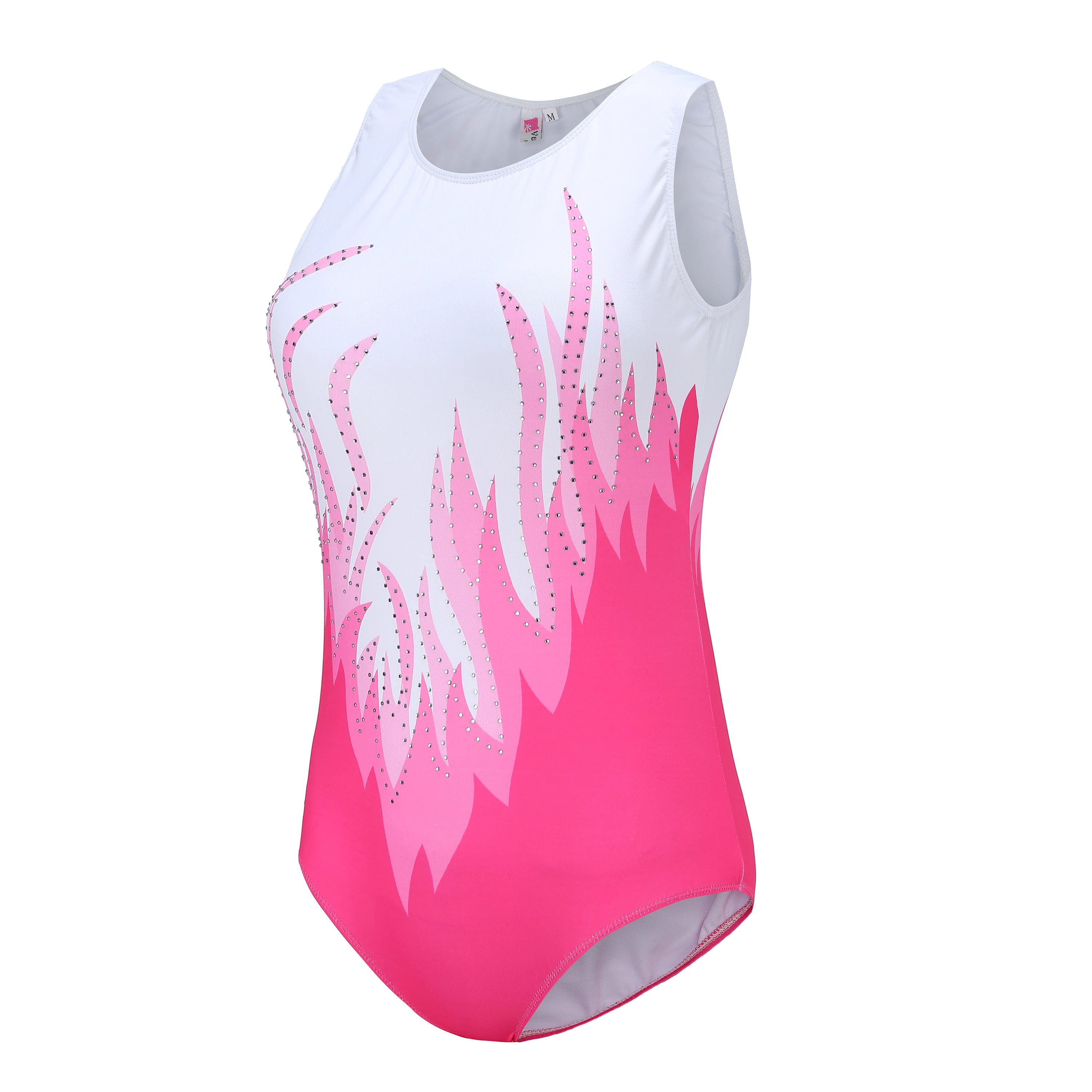 
Adult Dance Ballet Wear Competition Training Bodysuit Sleeveless Women Rhythmic Gymnastics Leotards 