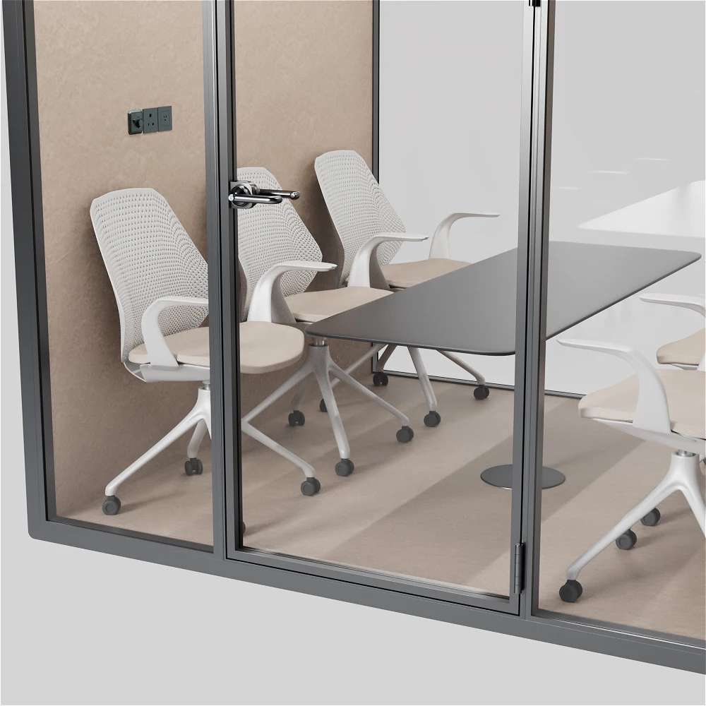 Wholesale Cheap Price High-Quality Soundproofing Features Ergonomic Desk Office Booth For Private Working Environments