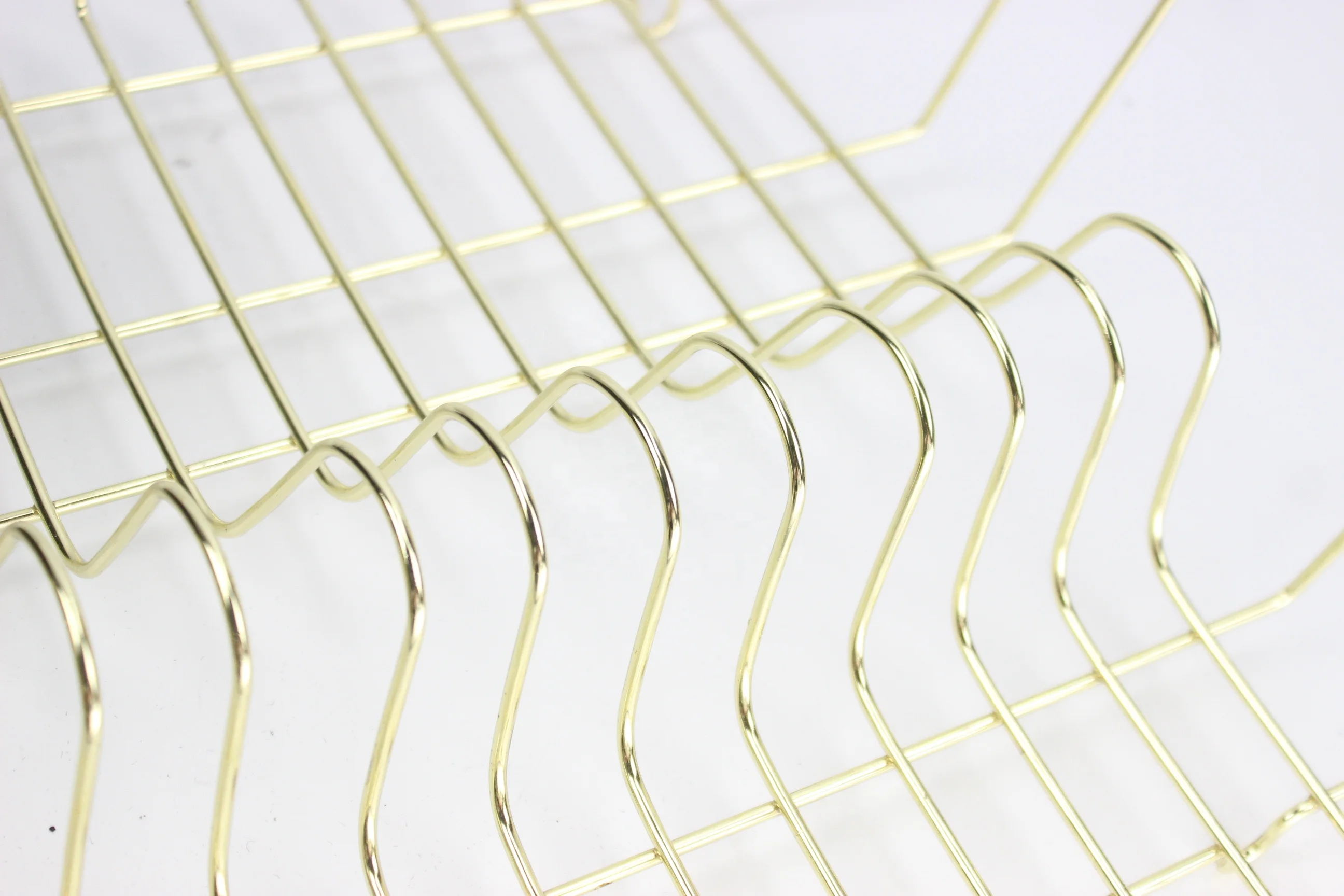 oem support full inspection 549-23 Nano paint good rust proof Metal Dish drying Rack with drain Mat