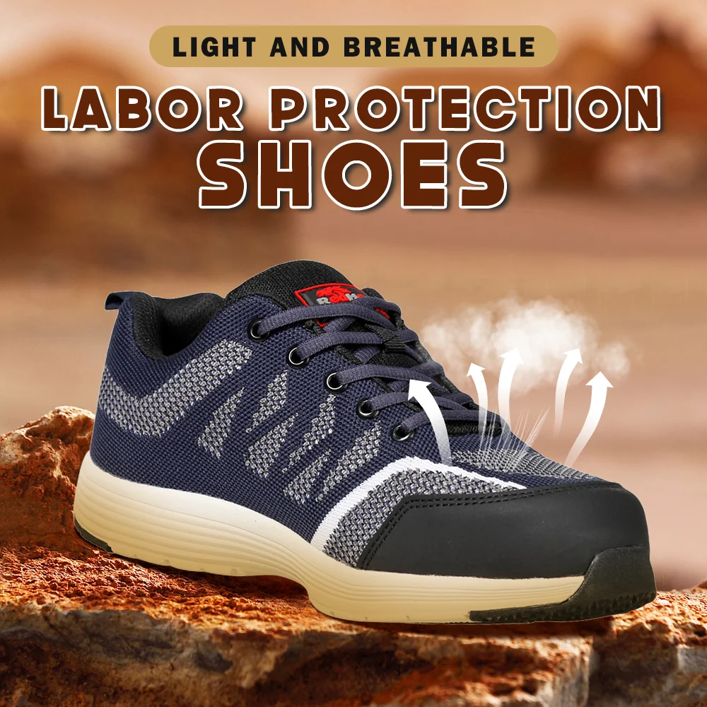 Wholesale Men Safety Shoes Working Lightweight Stab Resistant Insulated Safety Shoes