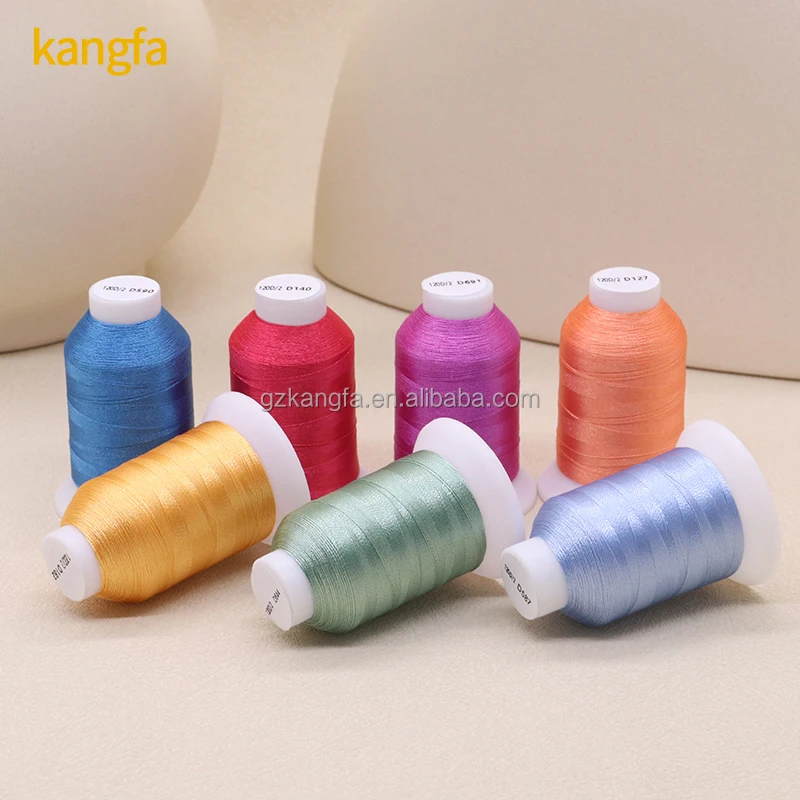 40 Colors Embroidery Thread Kits Rich Color Threads For High Speed Embroidery Machine