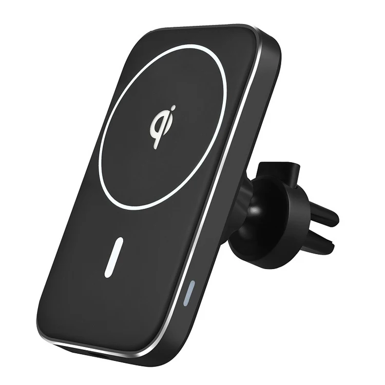 
15w magnetic Wireless fast Charger Car Air Vent Mount phone holder new arrivals 2021 new products 