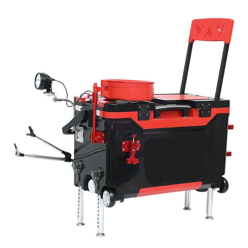 2022 New Design Cool Box Fish With Hidden Backrest Winter Fishing Boxes Fresh Keeping Fishing Set Box Customizable