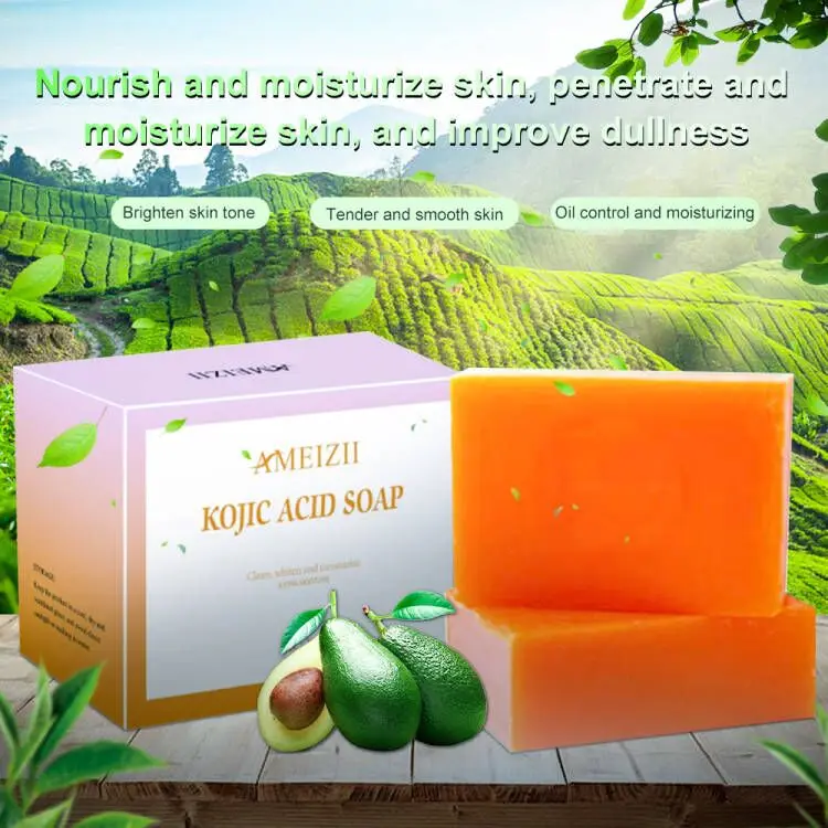 Мыло Kojic Acid Jabones artesanals очищающее Отбеливающее мыло для ухода за кожей лица и тела ручной работы оптовая