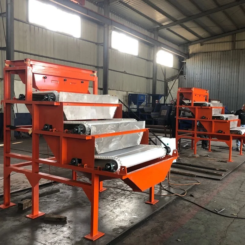 Высокоинтенсивный сухой Барабанный Магнитный роликовый сепаратор 15000 Гаусс для майнинга