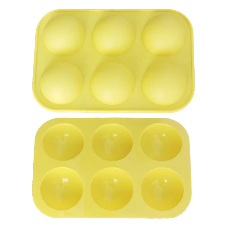 Half Sphere Silicone Soap Molds Bakeware Cake Decorating Tools Pudding Jelly Chocolate Fondant Mould Ball Biscuit Baking Mould
