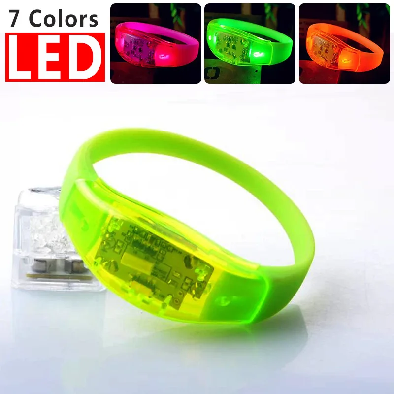 SHANGRONG OEM/ODM silicone Active voice control led Bracelet dmx vibration sensor manufacturer