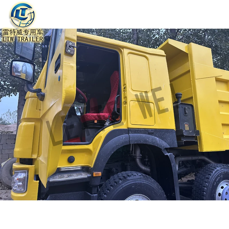 Sinotruck Howo 6x4 б/у 8x4 12 колесный самосвал 371 л.с. дизельный двигатель евро 2 ручной большой грузовик для продажи