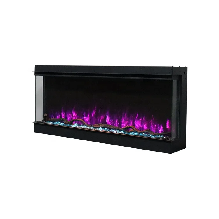 Insert Electric Fireplace Most Realistic Electric Cheminee Fireplace Decorative 40 Inch Modern 7 Colors Led Light Flame Effect