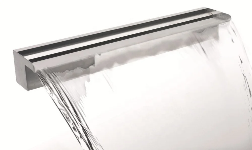 Acrylic Home Swimming Pool Stainless Steel Garden Fountain Pond Waterfall