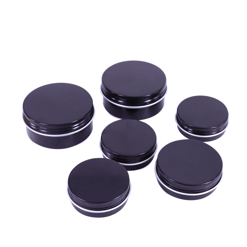 Wholesale 60ml 100g 120g Aluminium Jar Lip Balm Tin Container Box Round Tin Cosmetic Metal Jar With Lid