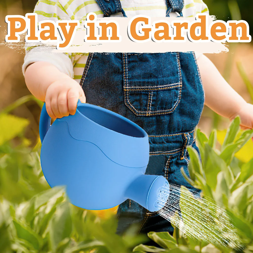 TYRY.HU Silicone Beach Pot Baby Toy Outdoor Portable Sand Watering Can BPA Free Watering Can Summer Beach Toys