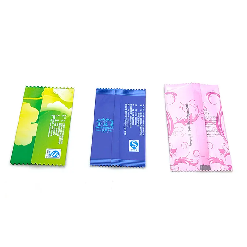 Custom Tea Small Mini Fin Seal Pouch Sachet Vacuum Wrapper Storage Packaging Pillow Bag For Pastry Candy