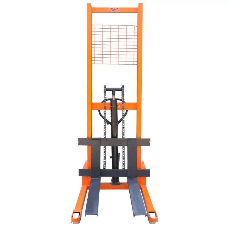 
 Chinese brand Shanggong 1000KG-3000KG manual pallet stacker 1600mm hydraulic stacker  
