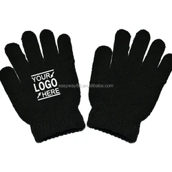 Лидер продаж 2020, вязаные перчатки с вышитым логотипом для взрослых, зимние перчатки, теплые мягкие простые Стильные перчатки, рекламный подарок унисекс