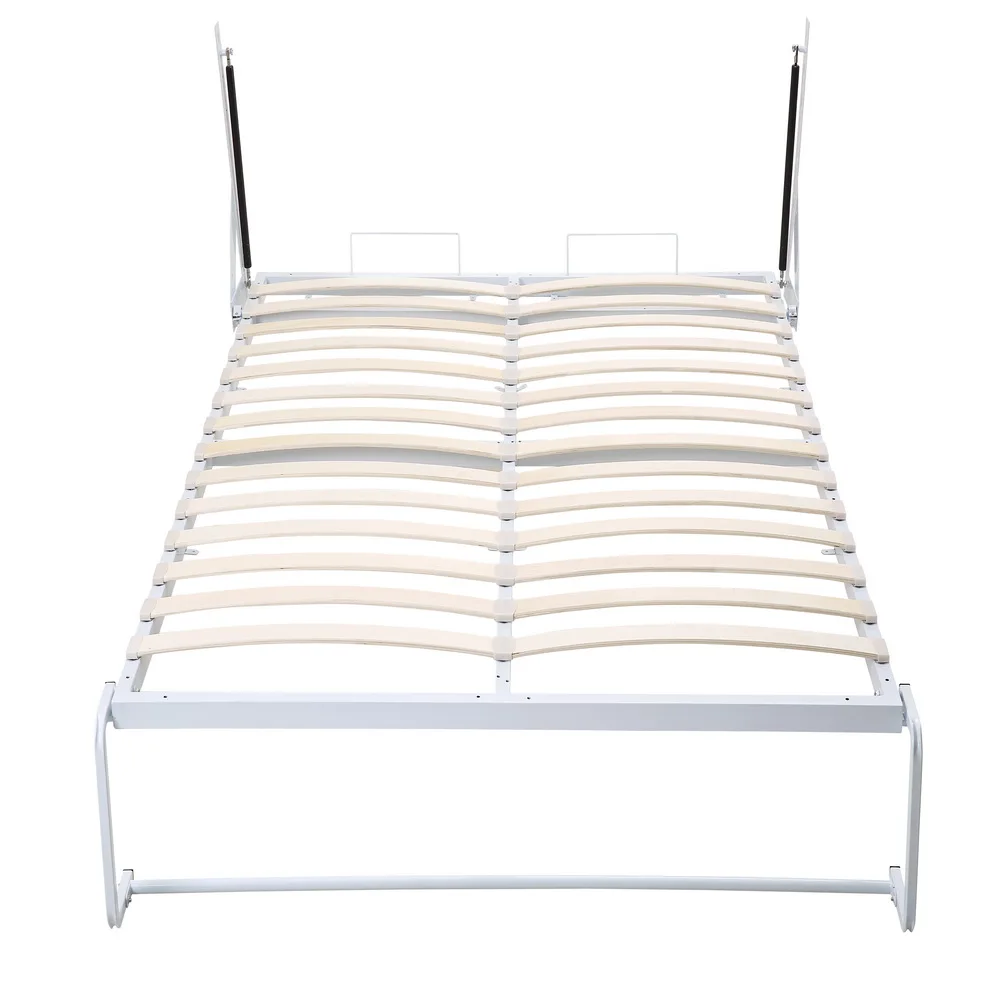 Space Saving Murphy Folding Wall Mount Single Bed Vertical Folding Murphy Bed Mechanism