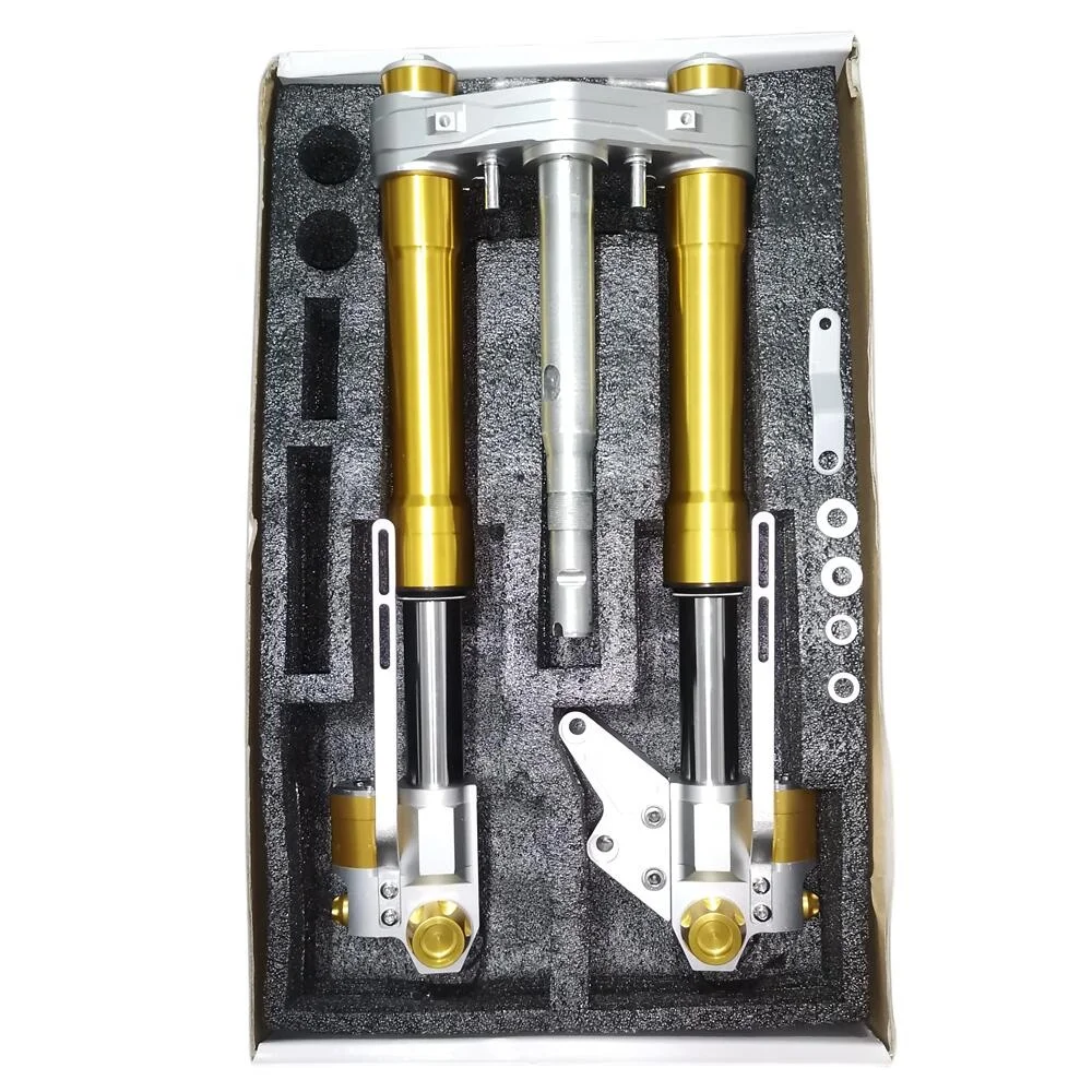 Модифицированный скутер из алюминия CNC 7075 YAMAHA Y15zr, передняя вилка, полный комплект, аксессуары для мотоциклов