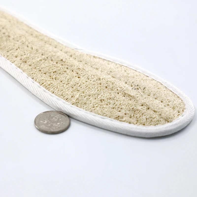 Eco-friendly natural breathable loofah insole shoe pad sweat-absorbent loofah shoe pad Deodorized insoles