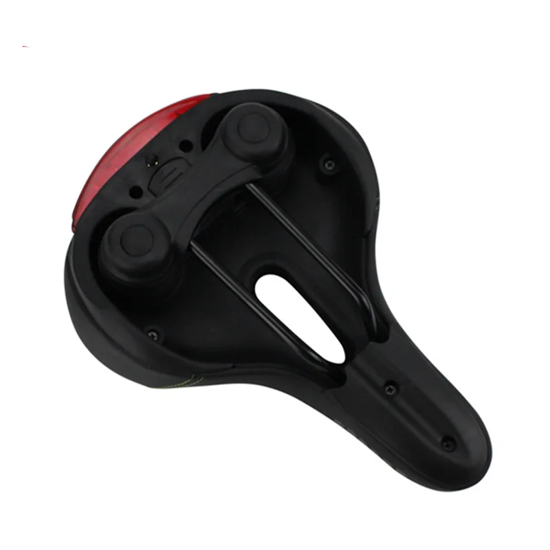 2022 New  High Quality  Big Comfortable Bicycle Seat Mountain Bike Seat With Warning Lights For Sale