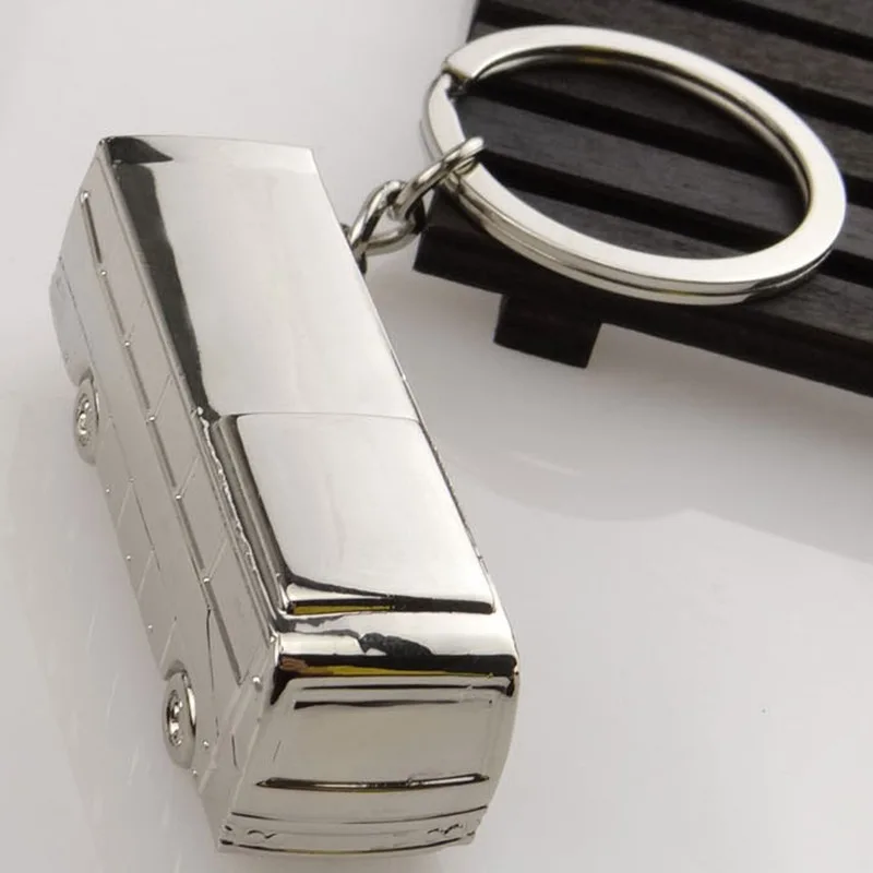 Hot Sale 3D Bus Keychain For Bag Door Keyring Key Finder Key Holder Key Finder  Wholesale Customize Promotion Gift KYH026