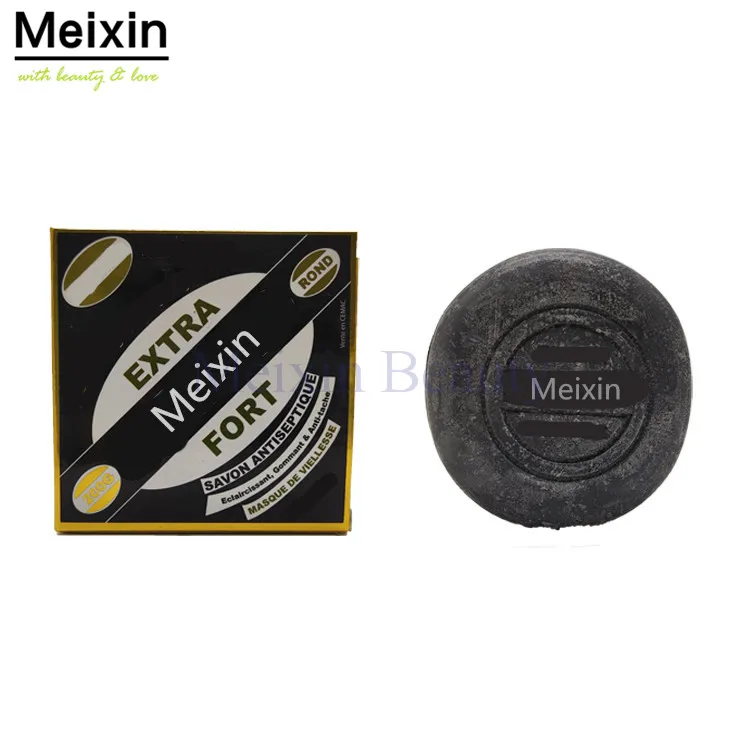 Meixin органическое бамбуковое ванночное мыло с древесным углем, Африканское черное мыло
