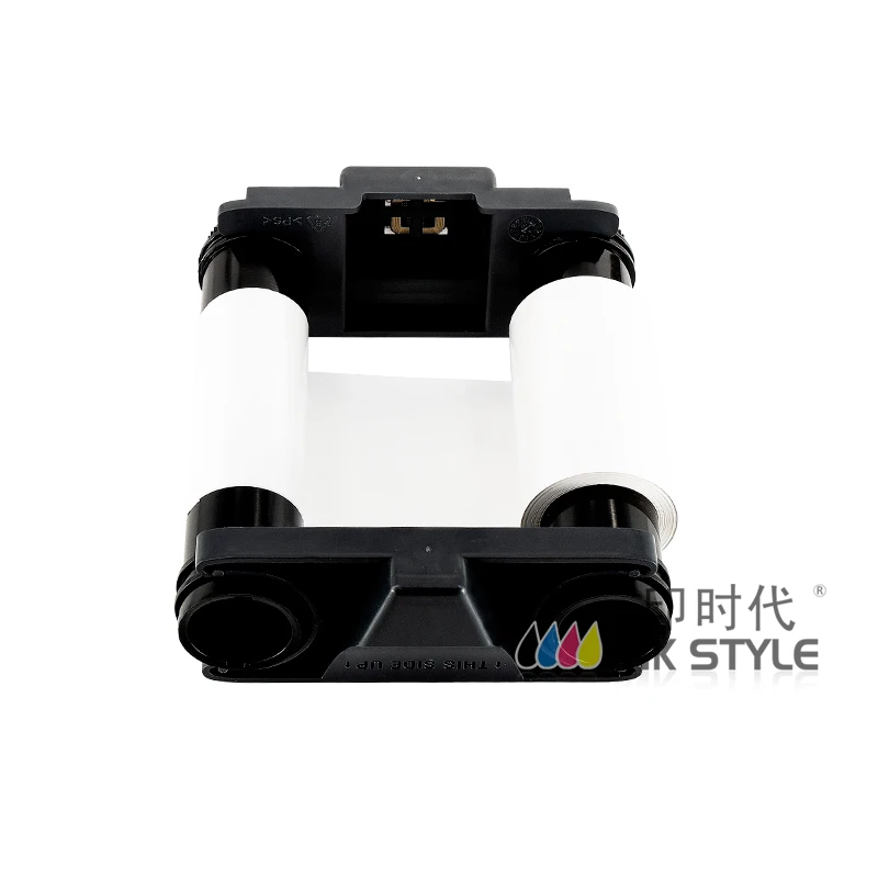 For CBGR0500W White Color Ribbon 500prints compatible Badgy 100 200 ID Card Printer