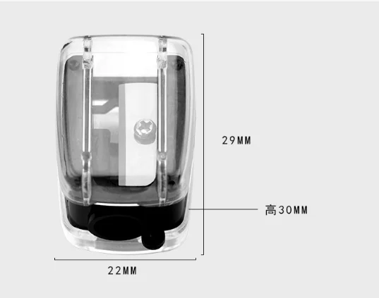 Wholesale Cosmetic Eyebrow Pencil Sharpener Plastic Welcom OEM DHL/UPS/TNT Opp Bag/oem