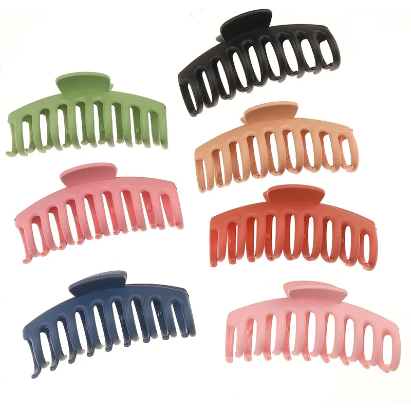 
HC260A Fashion Acrylic Plastic Hair Claw Large Size Hair Crab Claw Clip for Women Hair Accessories for Girls Claw Clip  (1600158905401)