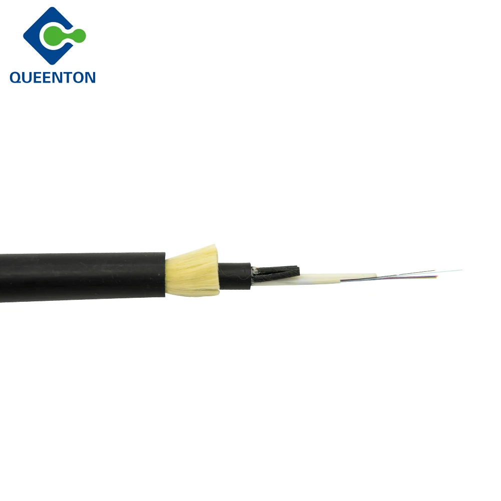 Лучшая цена оптоволоконный кабель FTTH наружный волоконно-оптический ADSS G652D