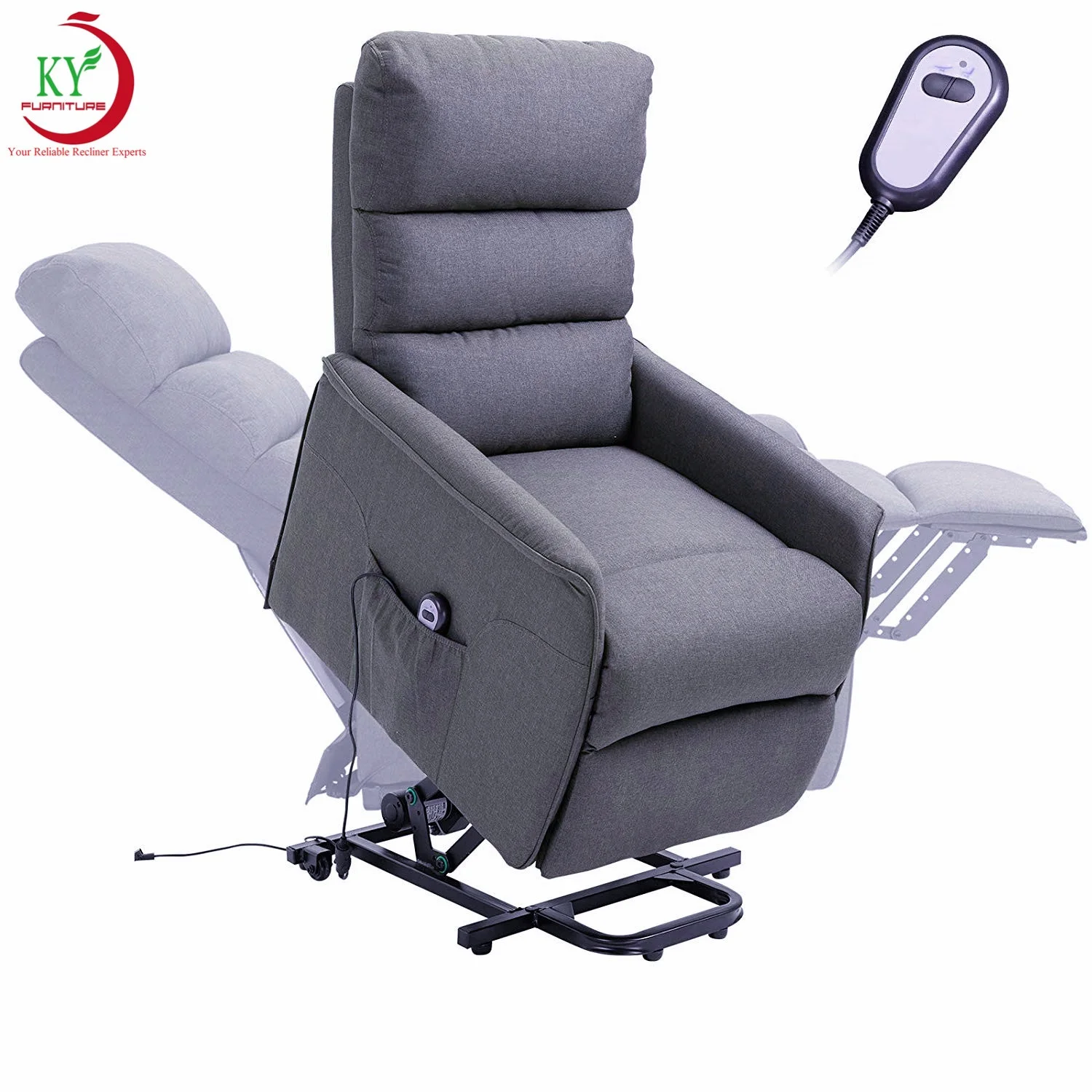 JKY Furniture Power Electric Lift Living Room Luxury One Seater Leisure Relaxing Cinema Theater Seating Recliner Sofa Chair