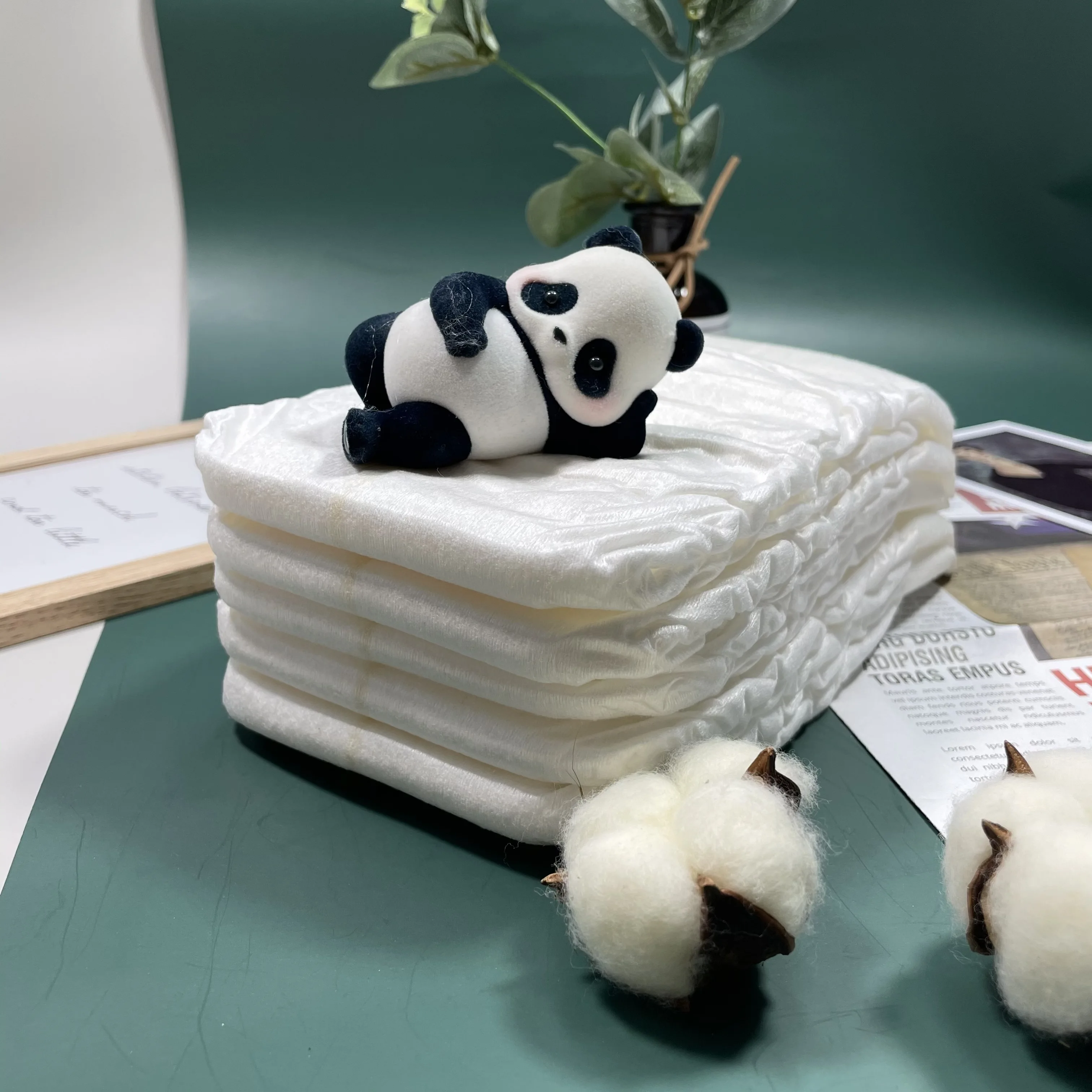 Natural Eco Friendly Baby Bamboo Disposable Diaper In USA