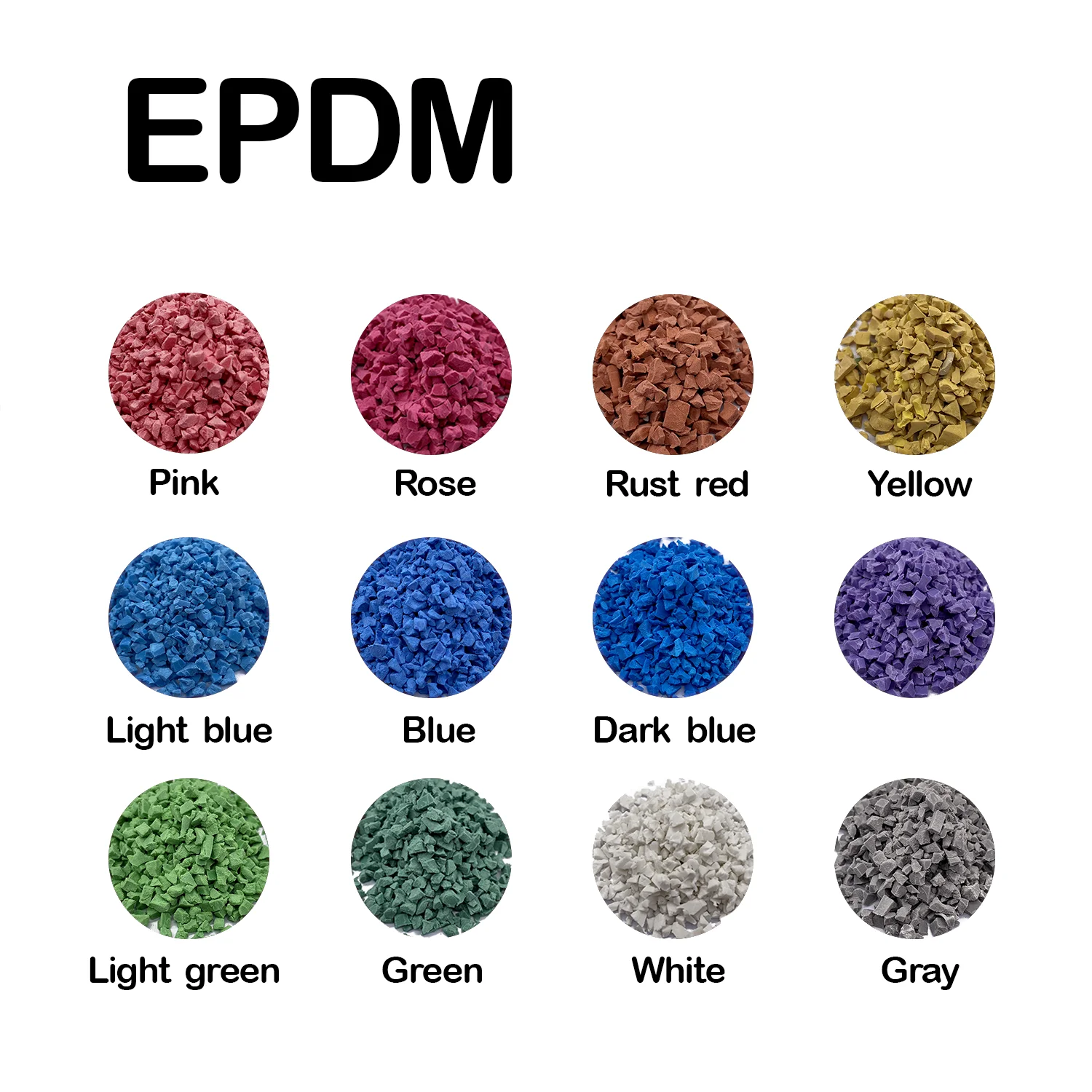 Wholesale EPDM Rubber Flooring Granules/recycled Safety Colored Granulated Rubber