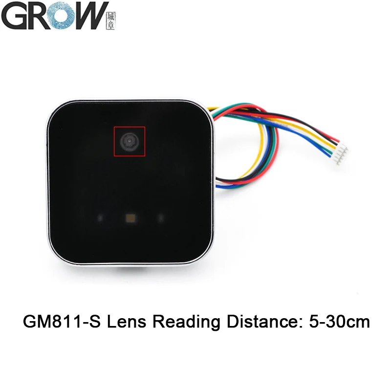 Модуль сканера Qr-кода серии GROW GM811 считыватель штрих-кода с интерфейсом USB/UART 5 в постоянного тока для парковки супермаркета Windows Arduino