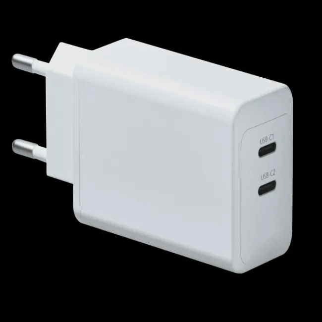 65W GaN PPS Wall Charger Type-C Dual Port PD QC 65W 20V 3.25A Fast Power Charging Adapter For Mobile Phone