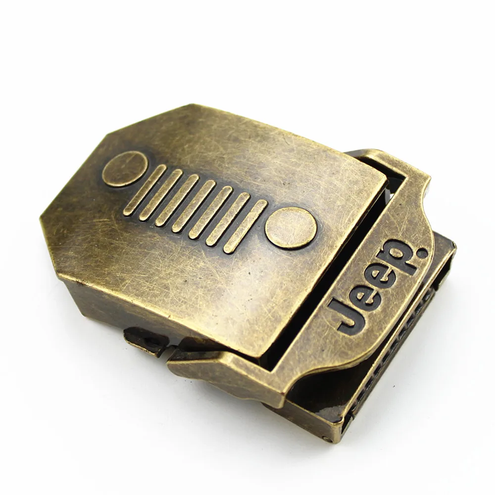 Custom Fashion Antique Men Smooth Metal Canvas Belt Buckle