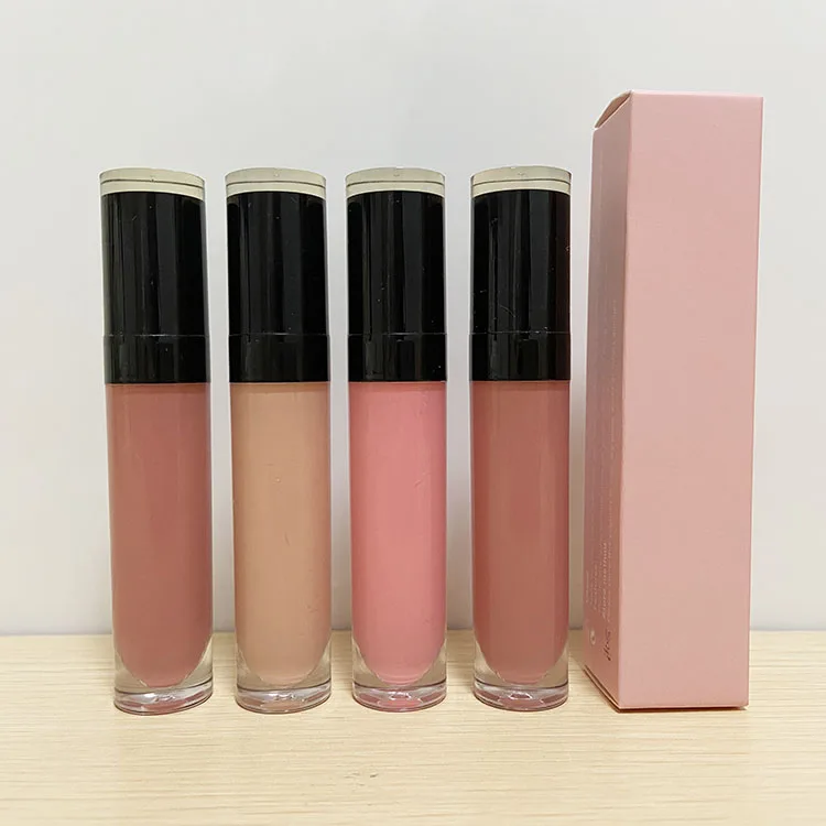 
Lip gloss nude colors private label shiny glitter shimmer lipgloss multi colors 50 pcs moq ready to ship 