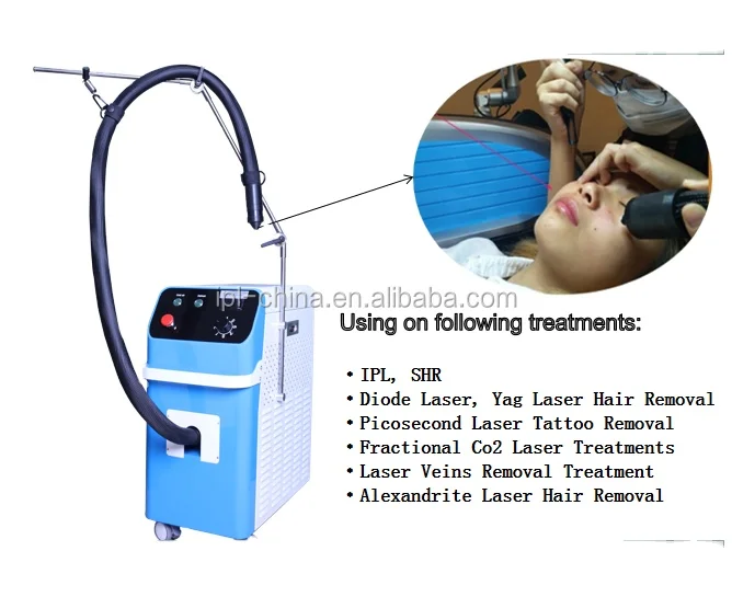 zimmer cooling machine cryo cold air skin cooling machine for laser treatment