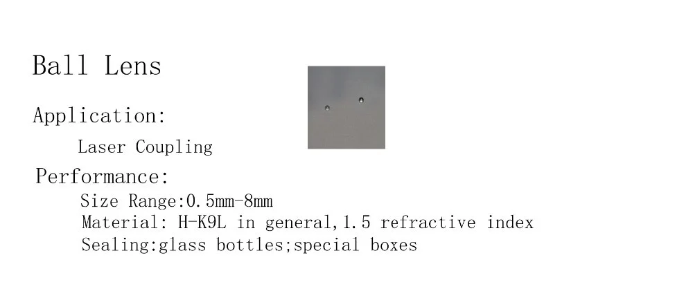 optical glass ball lens manufacturer