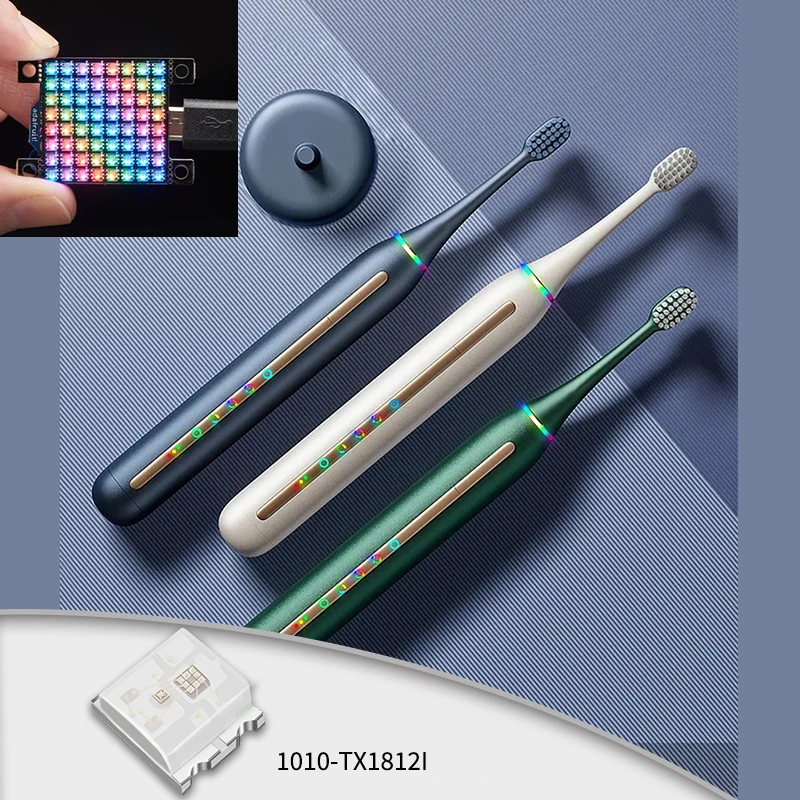 Smd светодиодный модуль чип ic smd led TX1812I 1010 RGB Полноцветный Программируемый перезаряжаемый ритмичный аудио бар