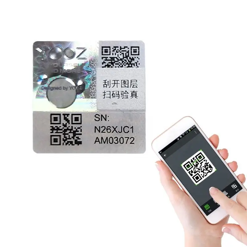 Exclusive Customised Stickers Packaging Qr Code Sticker Packaging Sticker Custom Logo for Any Scenario As