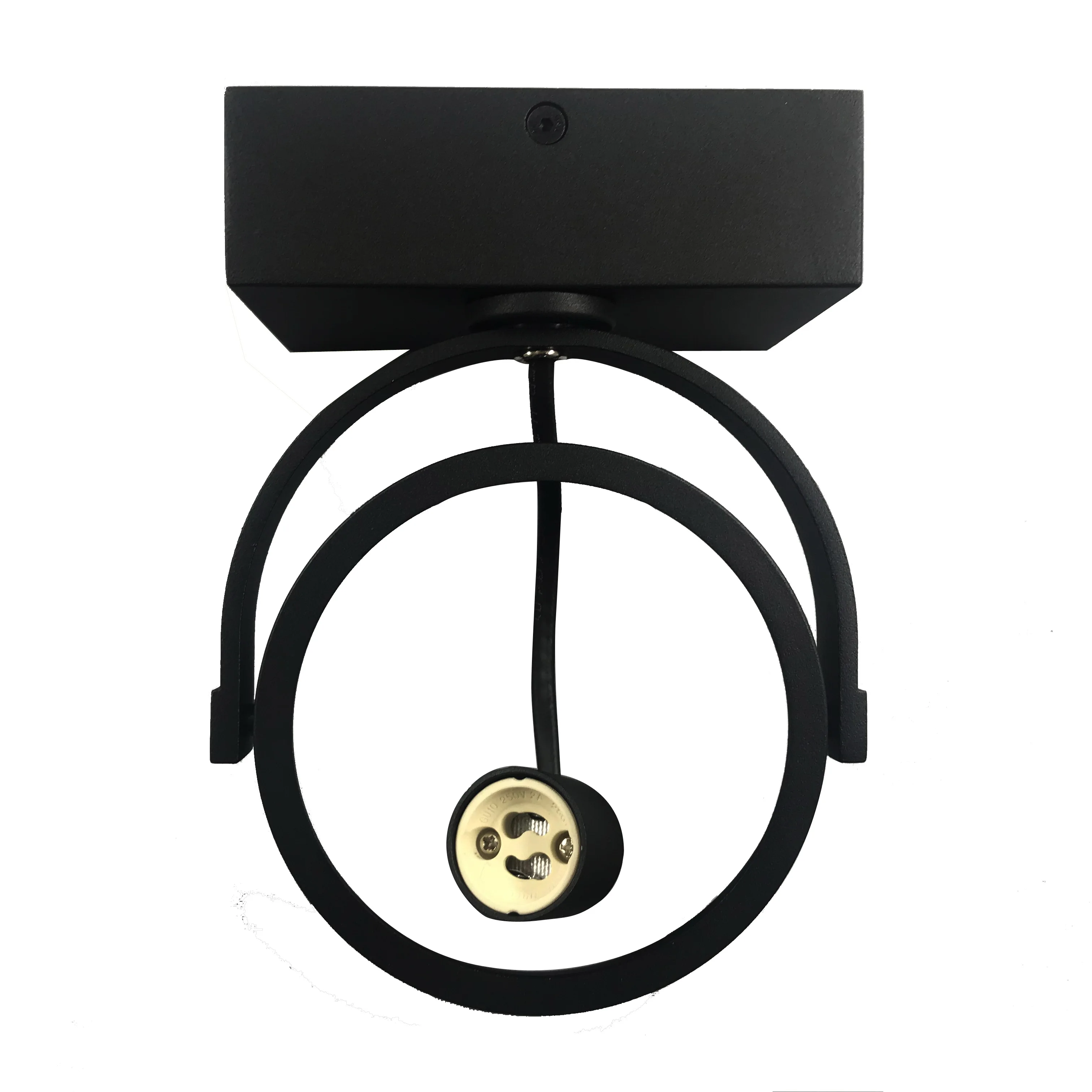 
AR111 QR111 ES111 GU10 Single Head Surface Mounted Fitting Wall Mounted Spotlight Fixture 