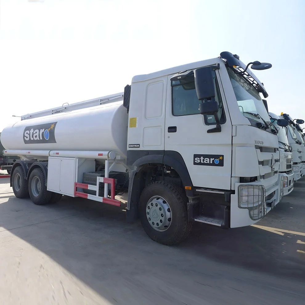 12000L 15000L 6x2 Liquid alkali transporter tank truck oil bowser diesel tanker truck for sale
