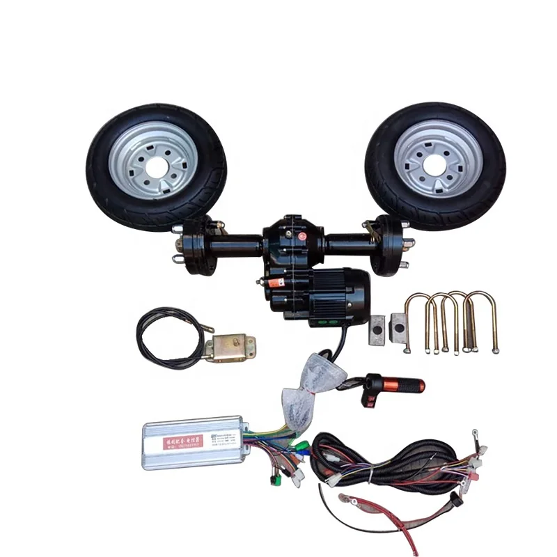 48V 1000W High Power Brushless DC Motor Kit with Rear Axle Electric Tricycle Accessories