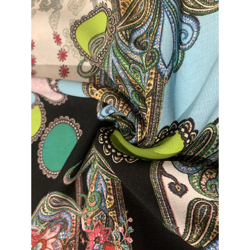 Professional manufacture ITALIAN LINEN printedclothes High precision fabric for dress clothes