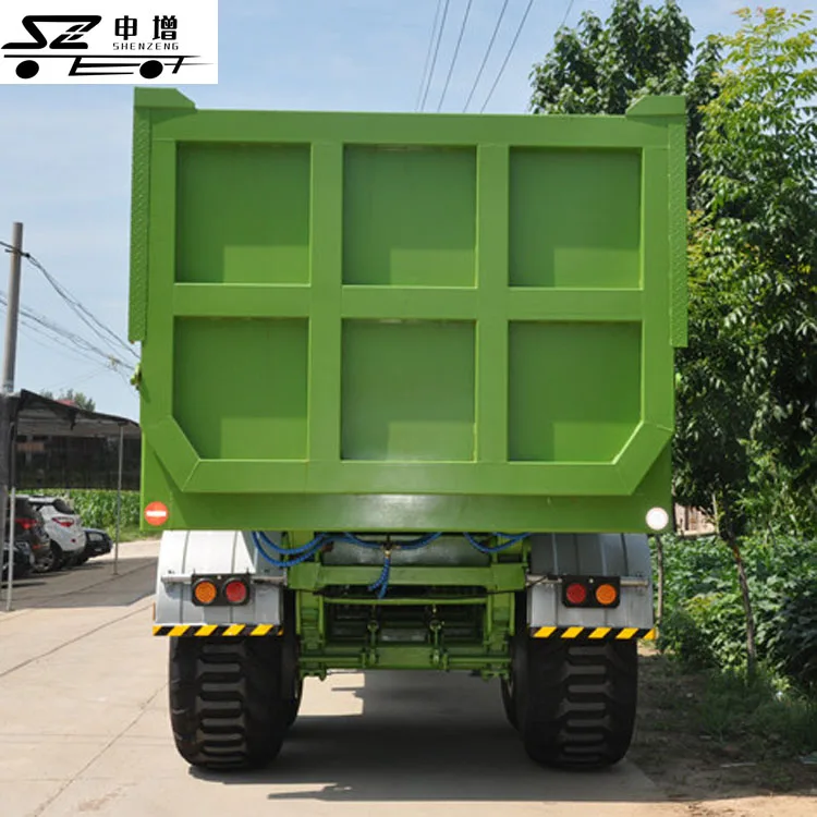 15Ton 18Ton Hydraulic Lift Tipping Trailer For Grain Silage Transportation Trailers