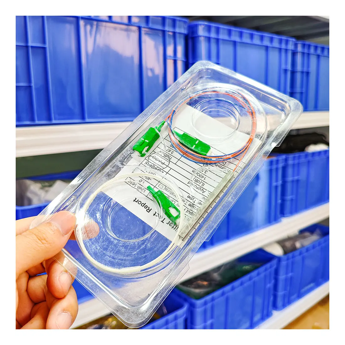 Factory Price 1x2 1x4 1x8 1x16 SC UPC Mini PLC Optic Splitter Single Mode with SC UPC Connector Mini Type PLC Splitter