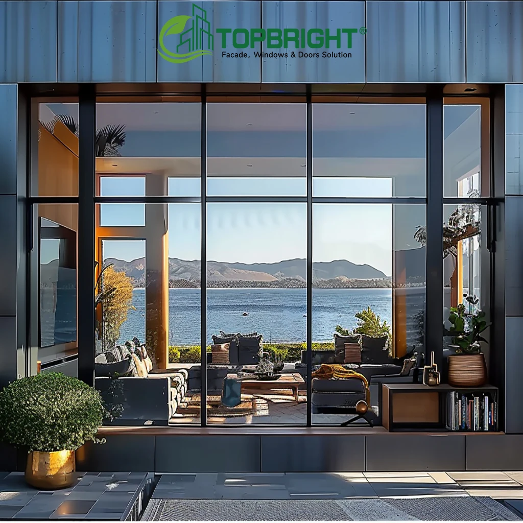 Минимализм серии окон ультра двойное стекло из алюминиевого сплава фиксированное тонкое окно от пола до потолка окна